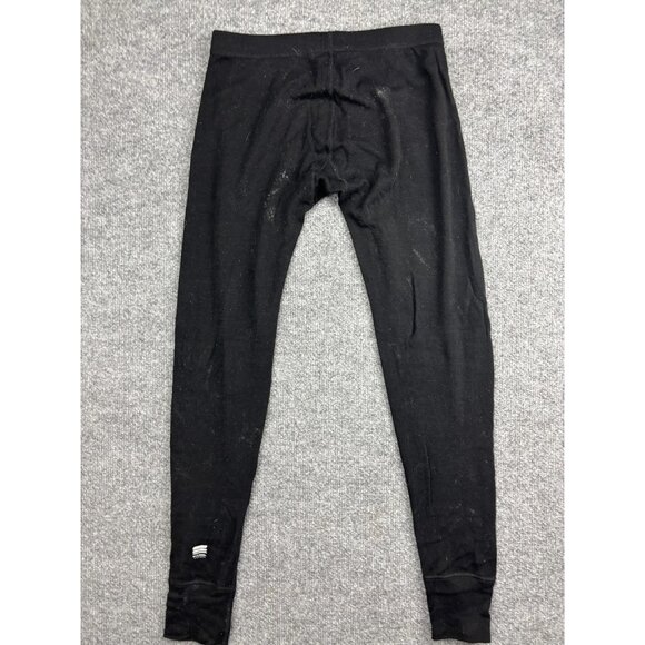 Meriwool Pants Women Medium Black 100% Merino Wool Base Layer Thermal Long Johns - Picture 11 of 13